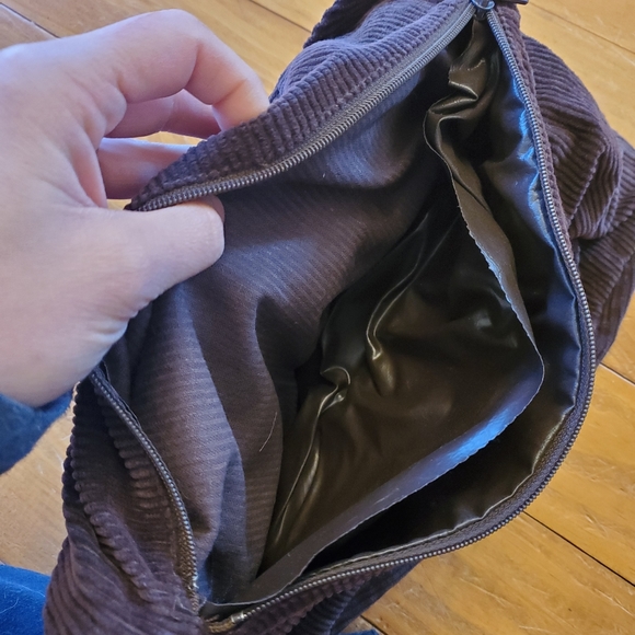 Brown corduroy clutch - Picture 4 of 6